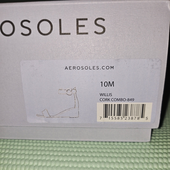 Aerosoles Women's Tan Wedge Sandals - Picture 6 of 9